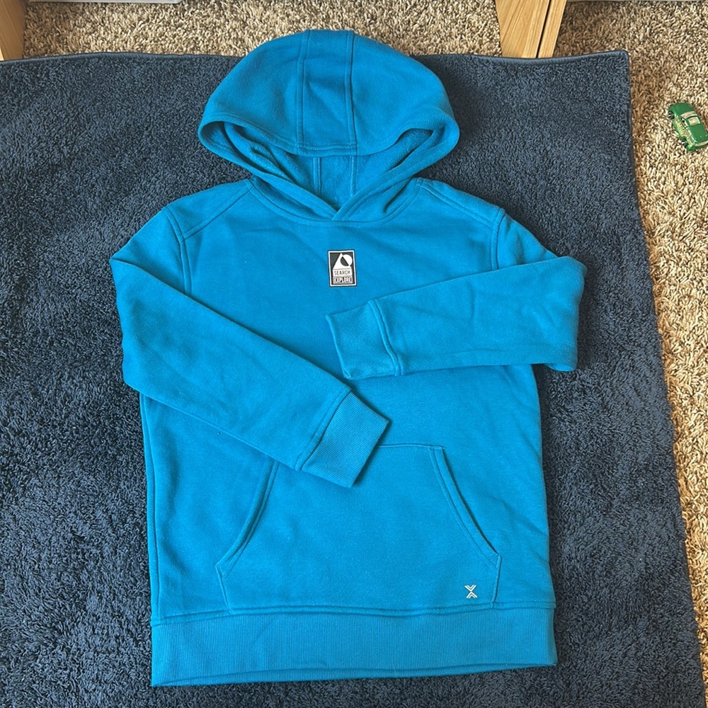 NWOT XERSION Kid Teal Hoodie Size Small